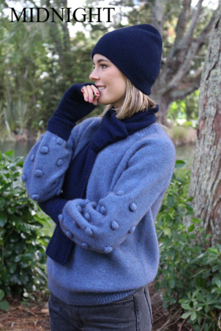 Merino Possum Double Thickness Skull Beanie image 2
